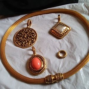 Joan River's Interchangeable Elegance 18" Mesh Necklace